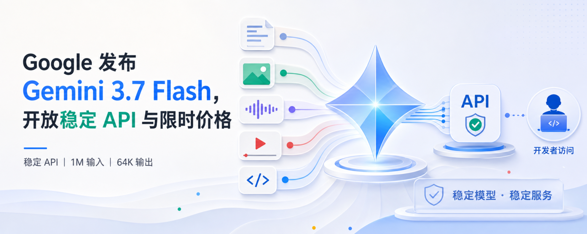 Google Gemini 3.7 Flash 稳定 API 与多模态能力